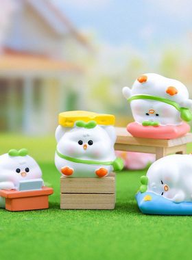 每天办公室爱萌摆件鸭宠小可新品