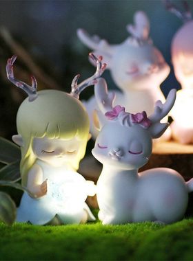 摆件守护小灯生日礼物装饰品可爱