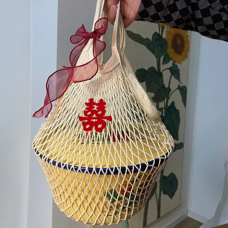 速发喜字结婚不意胶自粘楼梯柜子小喜装贴纸创干婚礼嫁妆柜门字饰 - 图3