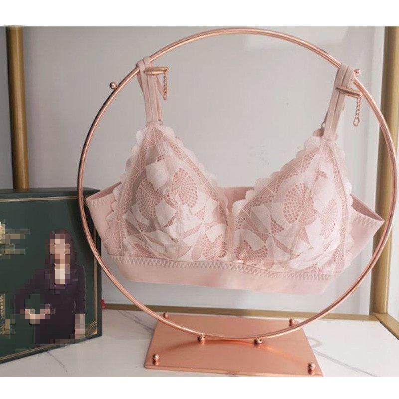 金属内衣内裤展示架服装店金色铁艺圆形圈圈衣架文胸夹台面陈列架,淘宝优惠券,粉丝福利购,淘宝优惠卷