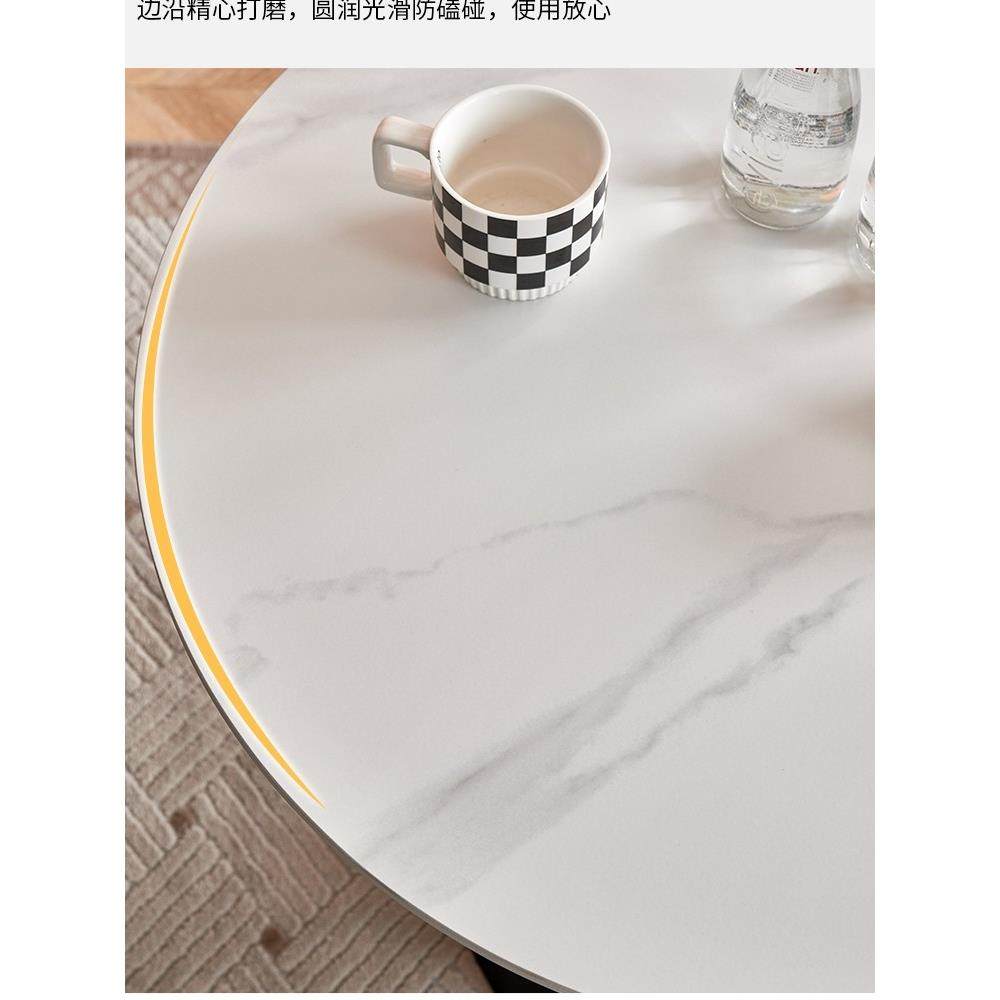 圆形茶几客厅家用郁金香休闲接待洽谈小圆桌简约阳台小茶桌椅组合,淘宝优惠券,粉丝福利购,淘宝优惠卷