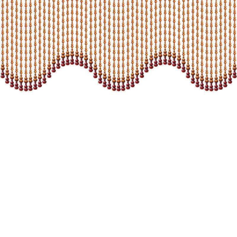 珠帘隔断帘桃木葫芦新中式客厅挂帘大门对阳台窗户横梁垭口装饰帘,淘宝优惠券,粉丝福利购,淘宝优惠卷