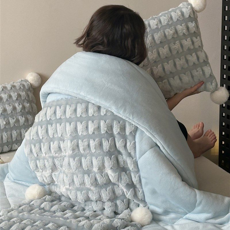 加绒抱枕被子两用二合一可折叠多功能车载午休小毯子办公室学生被,淘宝优惠券,粉丝福利购,淘宝优惠卷