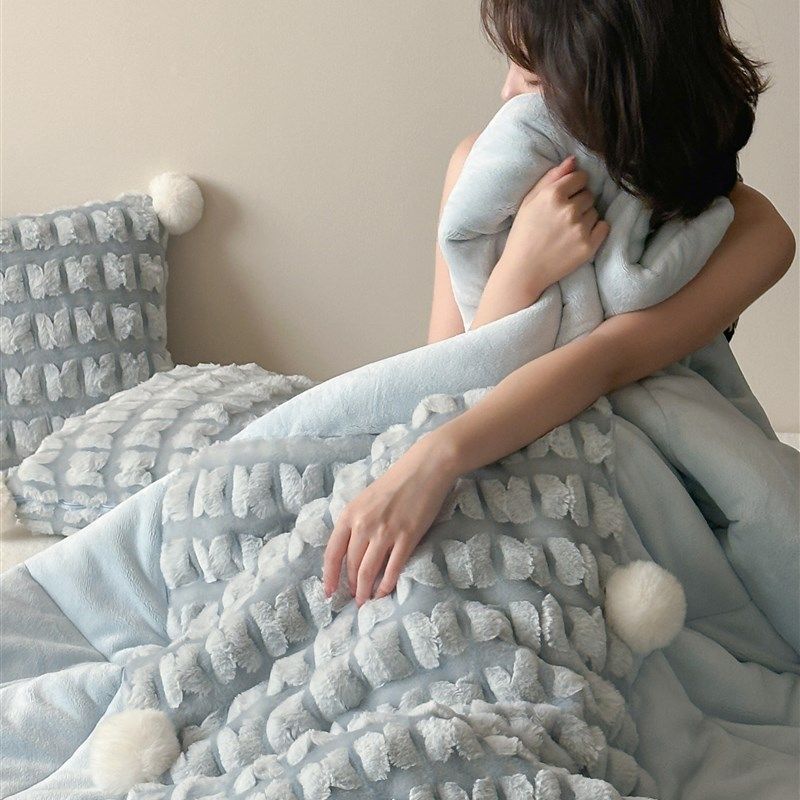 加绒抱枕被子两用二合一可折叠多功能车载午休小毯子办公室学生被,淘宝优惠券,粉丝福利购,淘宝优惠卷