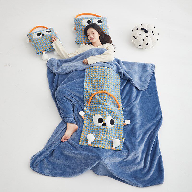 网红多巴胺手拎抱枕被子两用汽车靠垫二合一办公室午睡毯子空调被,淘宝优惠券,粉丝福利购,淘宝优惠卷