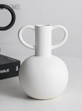 新品简约素烧陶瓷花瓶组合套装摆件家居客厅酒柜电视W柜民宿样板