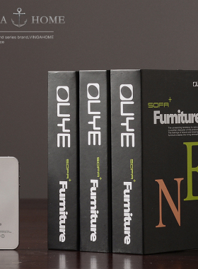 新品家居装饰品 现代简约 w客厅办公室书房书架摆件摆设软装饰品