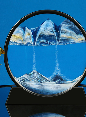 极速创意沙漏摆件家居客厅卧室流沙画酒柜电视柜办公X室桌面玄关