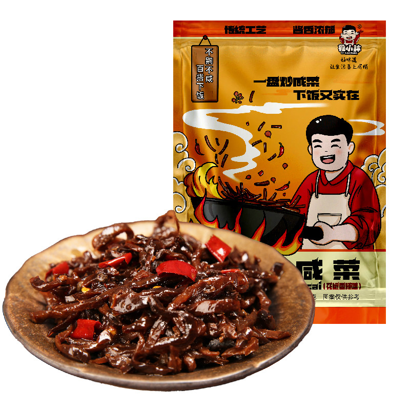 花椒炒咸菜山东特色下饭菜小包装一人份开袋即食家用商用批发