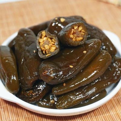 油焖港椒即食腌辣椒咸菜下饭菜酱菜开胃下酒菜酱菜山东特产咸菜