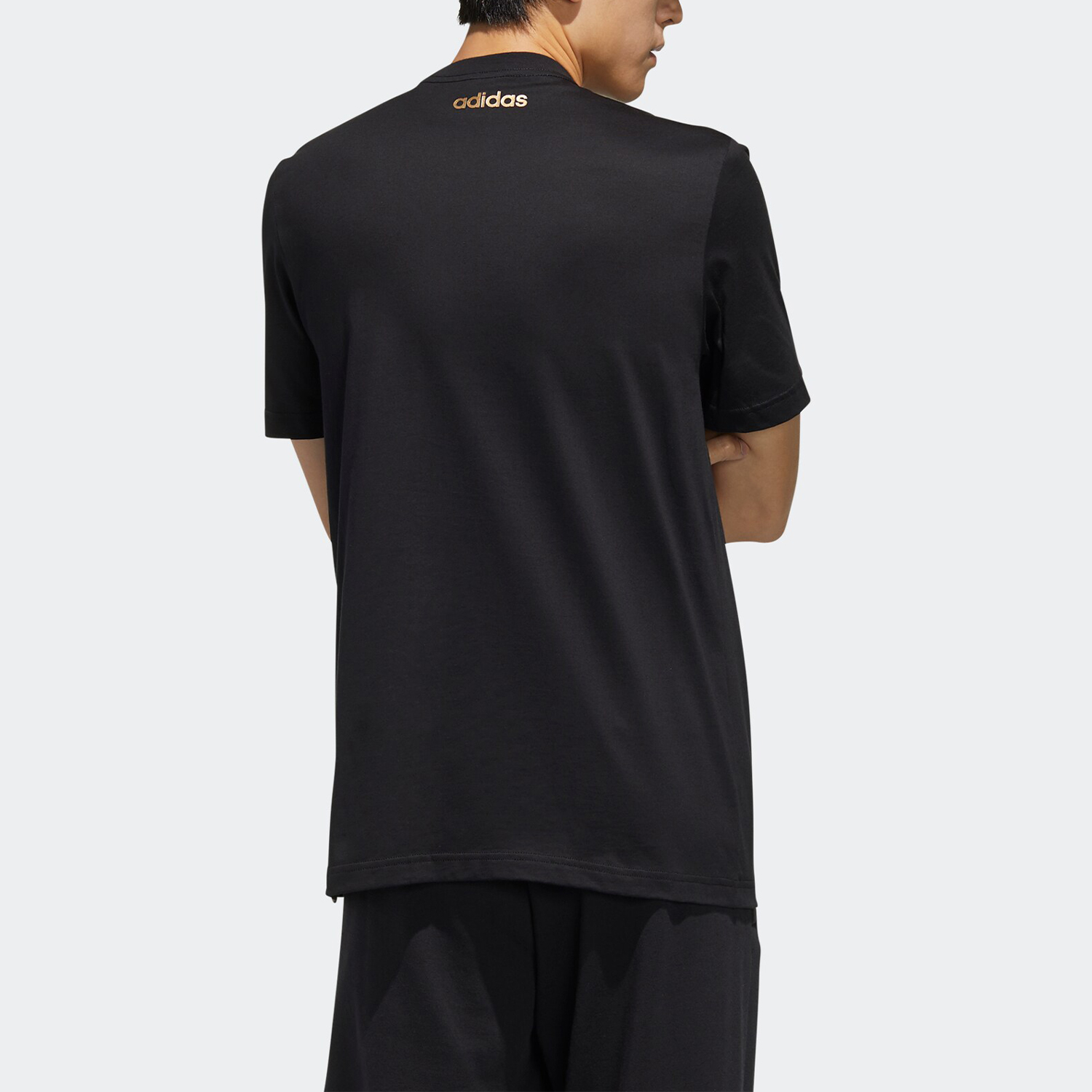 Adidas/阿迪达斯正品夏M ESS BR TEE男运动型格短袖T恤FM3441 - 图1