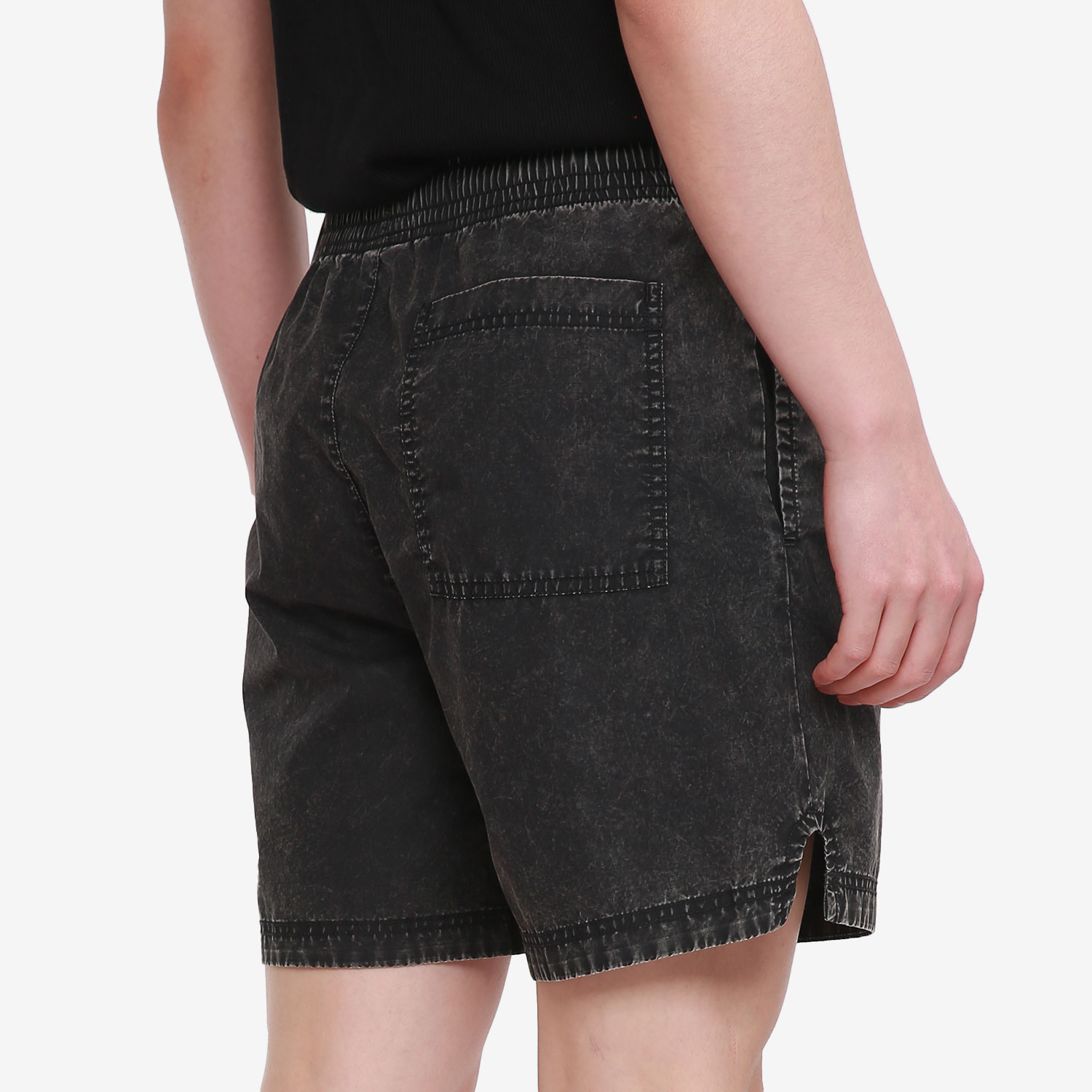 Nike/耐克正品男子复古水洗宽松运动五分牛仔裤 DC1878-010 - 图1