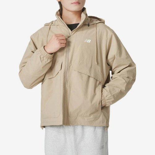 New Balance/NB正品新款男女防泼水潮流休闲连帽外套AMJ43314-SOT - 图0