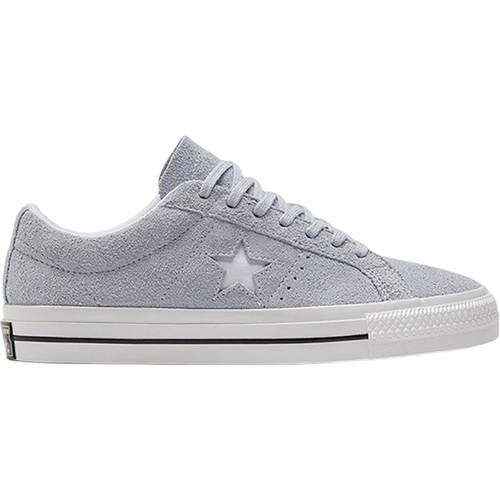 Converse匡威正品经典淡紫色低帮男女复古翻毛皮休闲板鞋172387C - 图3
