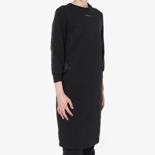 Adidas оригинальное женское спортивное платье NEO с круглым вырезом и рукавами три четверти DU2376