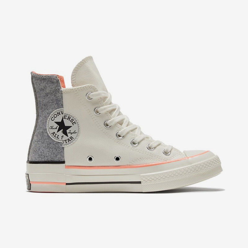 Converse/匡威正品新款女子拼接撞色运动休闲系带高帮板鞋569434C,淘宝优惠券,粉丝福利购,淘宝优惠卷