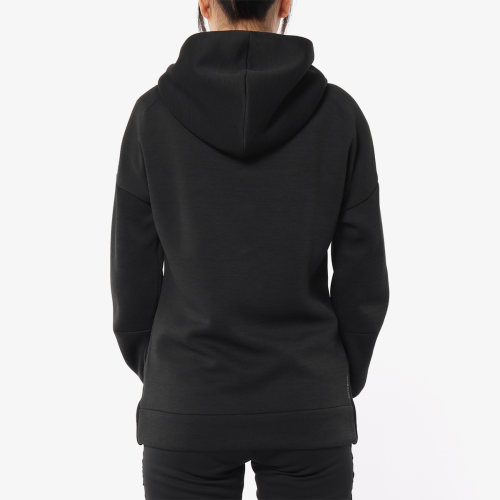 Adidas/阿迪达斯正品女子拇指洞连帽针织运动休闲夹克外套 DM5024 - 图3
