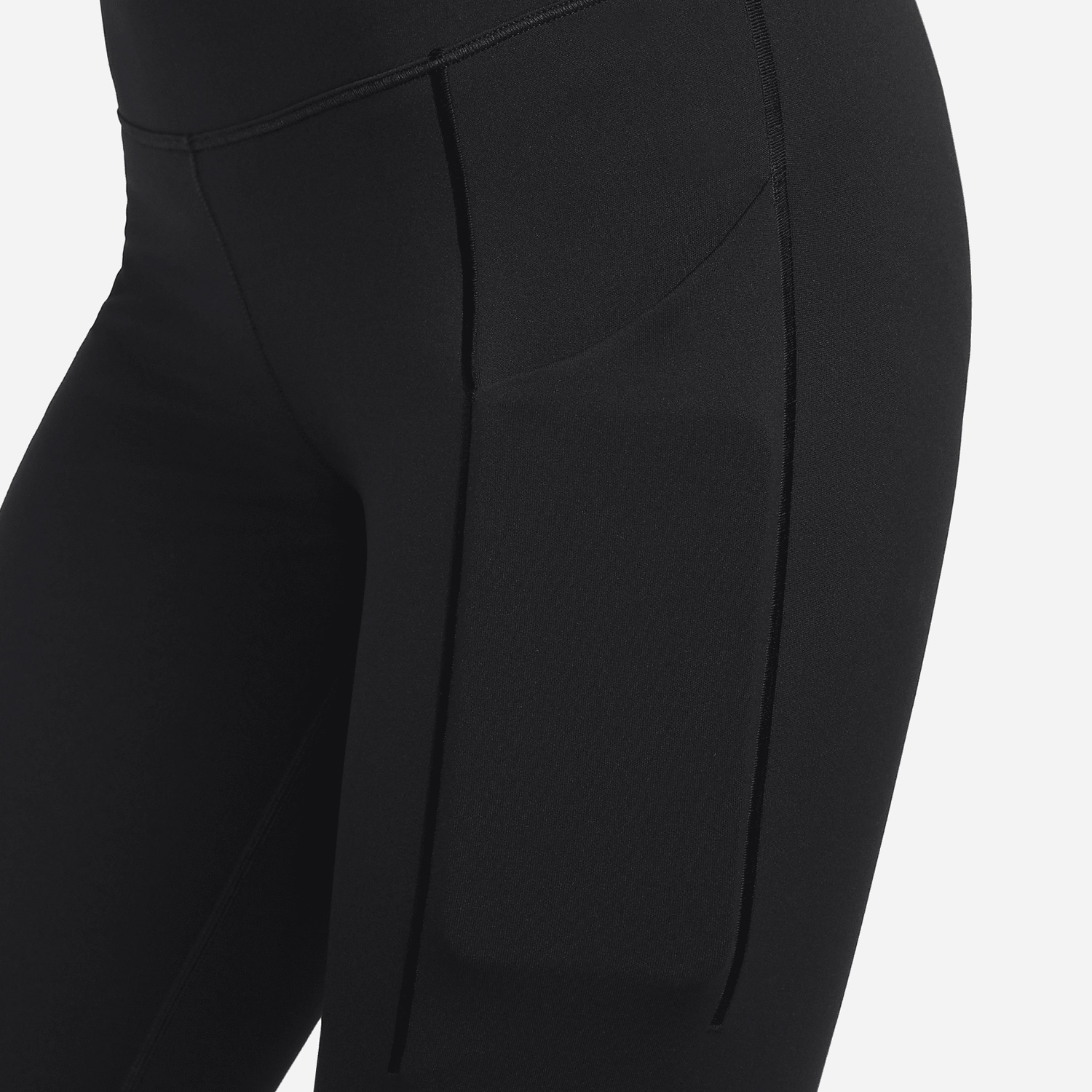 Nike/耐克官方正品Universa女子高腰针织中长紧身裤DQ5894-010 - 图1