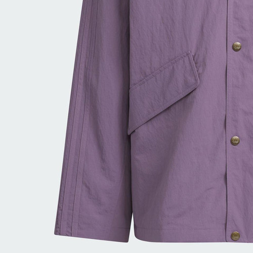 Adidas/阿迪达斯正品三叶草男士休闲连帽二合一复古棉服KW1240 - 图2