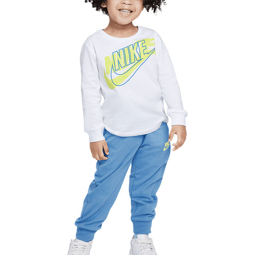 Nike/耐克正品2025新款婴童针织印花耐穿宽松套装IH0963-466 - 图3