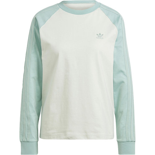 Adidas/阿迪达斯正品LONGSLEEVE三叶草女子运动长袖T恤IN4136 - 图3