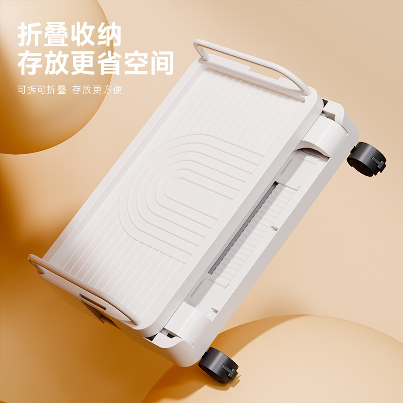 禧天龙零食置物架小推车收纳架落地多层客厅整理架带轮移动储物架,淘宝优惠券,粉丝福利购,淘宝优惠卷