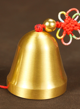 黄铜铃铛挂饰风h铃挂件七个铜铃铛装饰客厅吊钟工艺品家居挂饰多