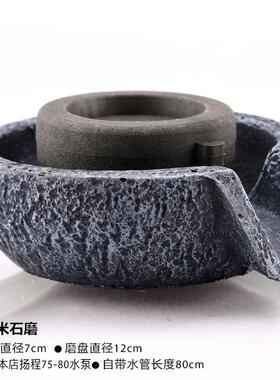 新品树脂石磨假山盆景上水石吸水石装饰流水瀑布造U景仿真室内客