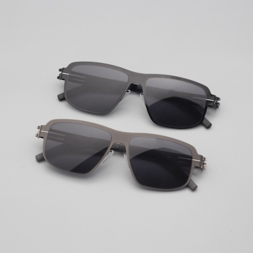 德国设计无螺丝太阳镜尼龙眼镜片可配偏光近视有度数墨镜AMG09 - 图0