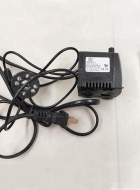 陶瓷鱼缸小喷泉假山室内鱼池鱼塘装饰配件蘑菇喷泉彩灯循环潜水泵