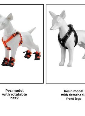 狗模型宠物用品射击狗模型Pvc商店展示道具橱窗展示架家装狗