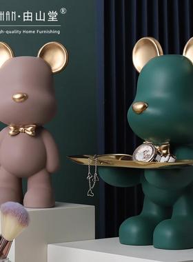 暴力熊摆件门口玄关客厅电视柜酒柜桌面摆设家居装饰品送生日礼物