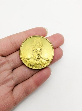 速发袁世凯高风袁大头银元黄铜帽意国创复古摆件大洋装饰硬币