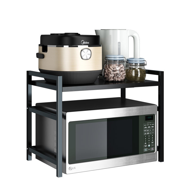 极速新疆包邮厨房家用可伸缩微波炉置物架落地电R饭煲台面烤箱架,淘宝优惠券,粉丝福利购,淘宝优惠卷