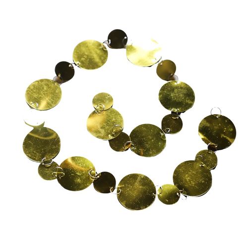 极速婚庆布置圆形亮片串珠光门帘挂帘G镜面婚礼舞台背景吊顶装饰 - 图3