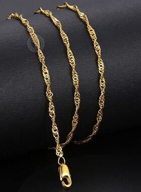 极速Gold Chaiin For Men Women Wheat Figaro Rope Cuban Link C
