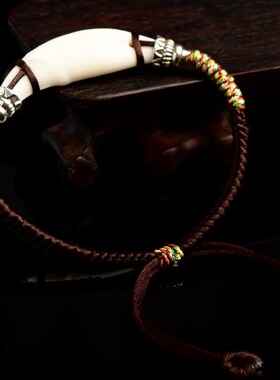 新品男女婴儿g童宝宝受惊助睡手链黑狗牙小孩新生儿桃木核朱砂孕