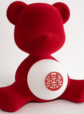 极速结婚台灯床j头红色长明灯送闺蜜新娘陪嫁订婚布置装饰新婚生