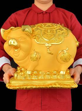 极速l招财c年储蓄存钱罐金猪水摆件客厅风家礼居装饰创意开业品猪