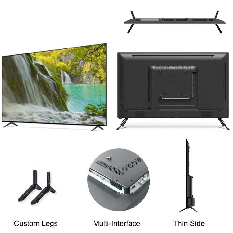 Foreign trade TV 65-inch 4K SMART tempered explosion-proof KTV TV network 32-inch machine 55-inch 100-inch large screen