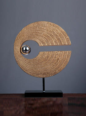 创意新中式现代家居软装饰品电视柜玄关办公室慧眼摆件树脂品