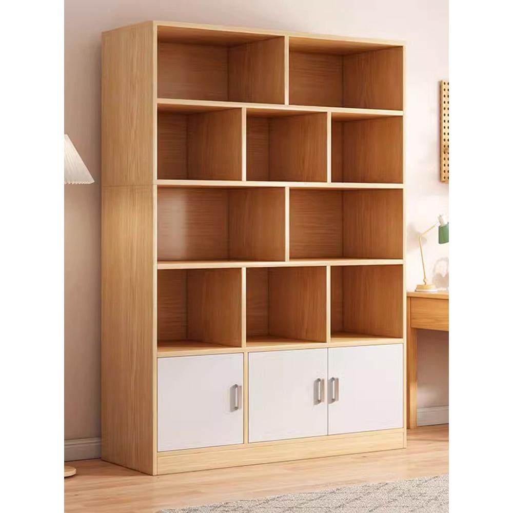 简易书架落地置物架简约现代办公家用书柜分层收纳储物柜靠墙柜子,淘宝优惠券,粉丝福利购,淘宝优惠卷