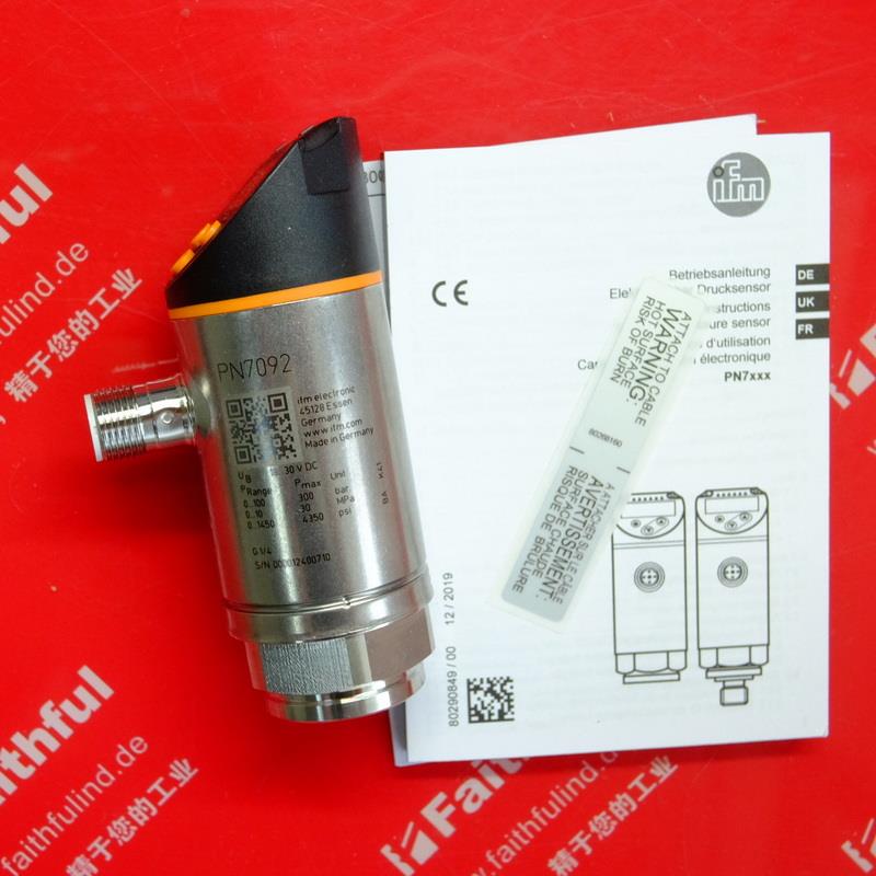 询价IFM PN7092 易福门全新压力传感器 PN-100-SER14-QFRKG/US/ / - 图1