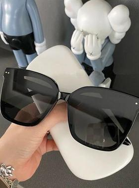 极速抠门个体店太阳眼镜太阳眼镜大框时H尚尚百搭抗UV黑色个性韩