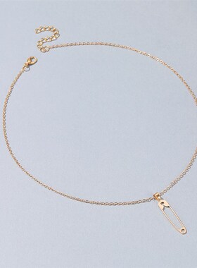 极速fashion pin pendant tnecklace simple Couple ornament cho
