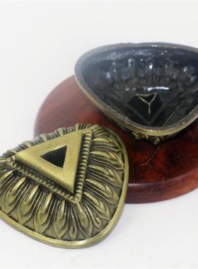 极速属摆件金刚杵底座配件降魔杵底座支架1.N3厘米边长三角形插孔