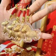 2026马年马上有钱链卡通可爱生肖马小马钥匙扣挂件爆款XY