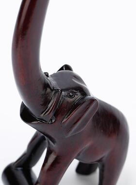 红木笔架毛笔挂 大象实木质毛笔笔架子大号 毛笔笔架笔挂书法用品