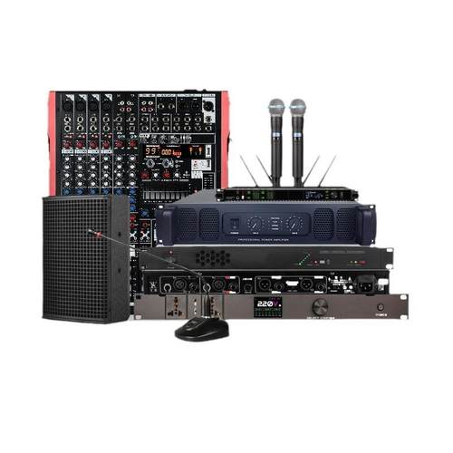 无线会议系统专业音箱双通道功放调音台会议专业音响会议系统设备 - 图3