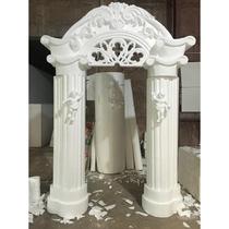 Custom Bubble Engraving Material Wedding Celebration Stage Castle Arches Commercial Beauty Chen Window Swing Piece Foam Sculpture